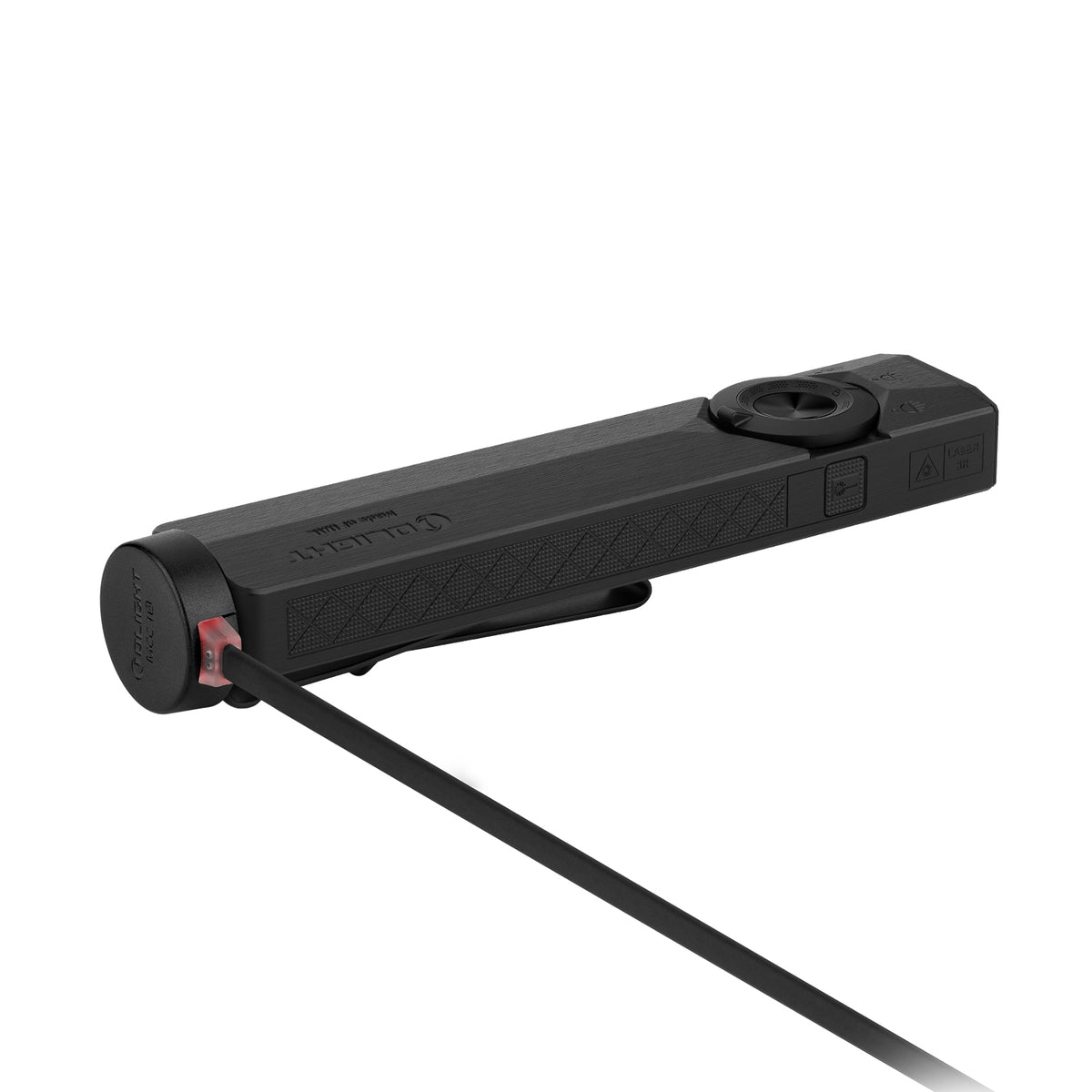 Lampe torche Olight ArkPro Ultra noire en charge magnétique avec câble MCC pour utilisation quotidienne EDC
