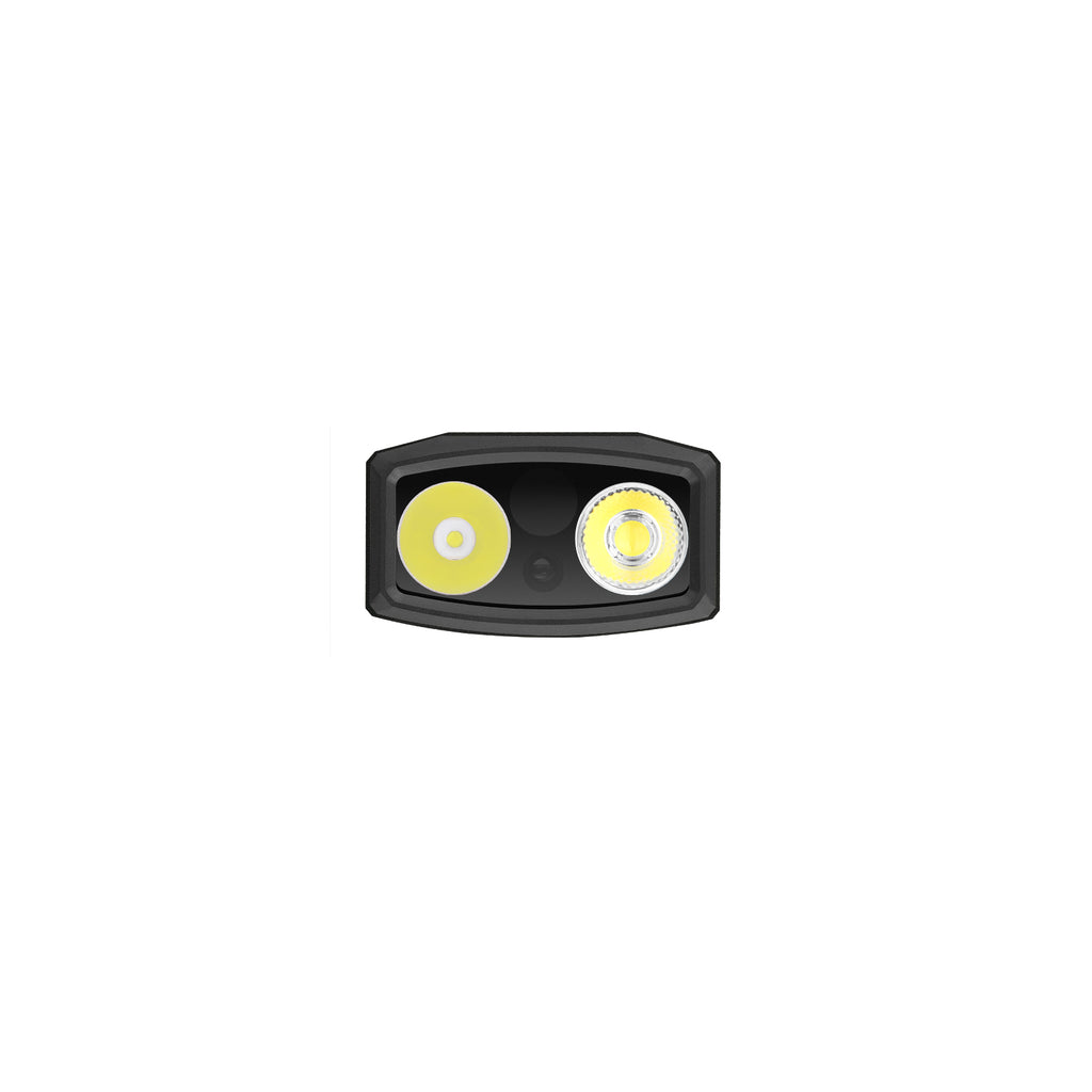 Phare de travail LED double couleur, lampe torche à faisceau spot, lumière blanche et jaune