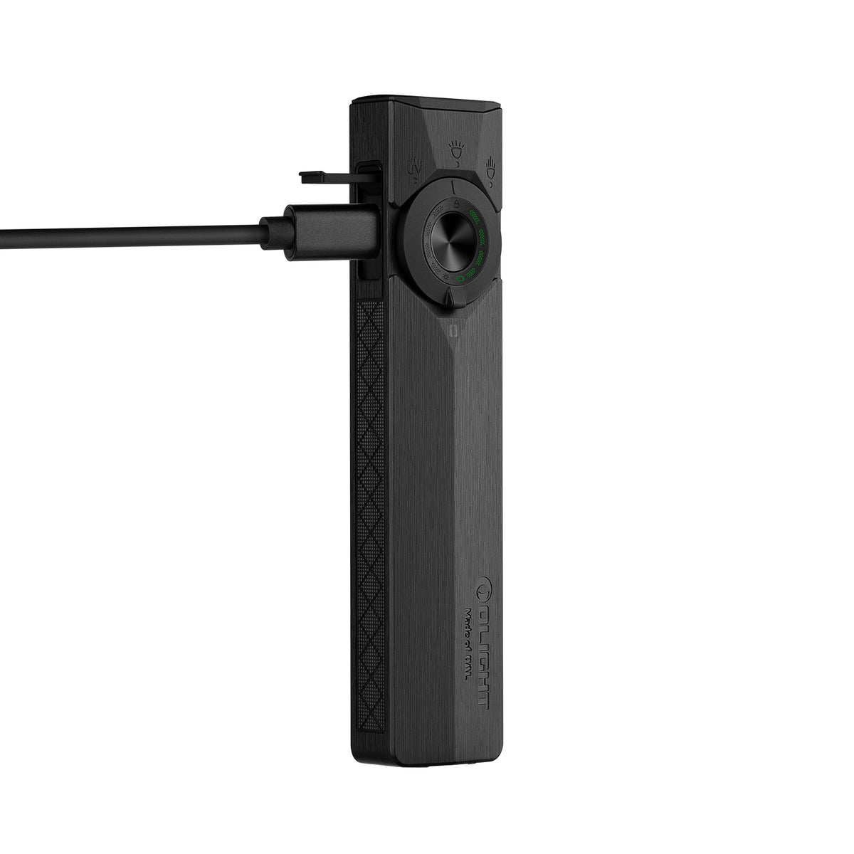Lampe de poche Olight ArkPro Ultra noire en charge USB-C latérale pour un usage quotidien edc